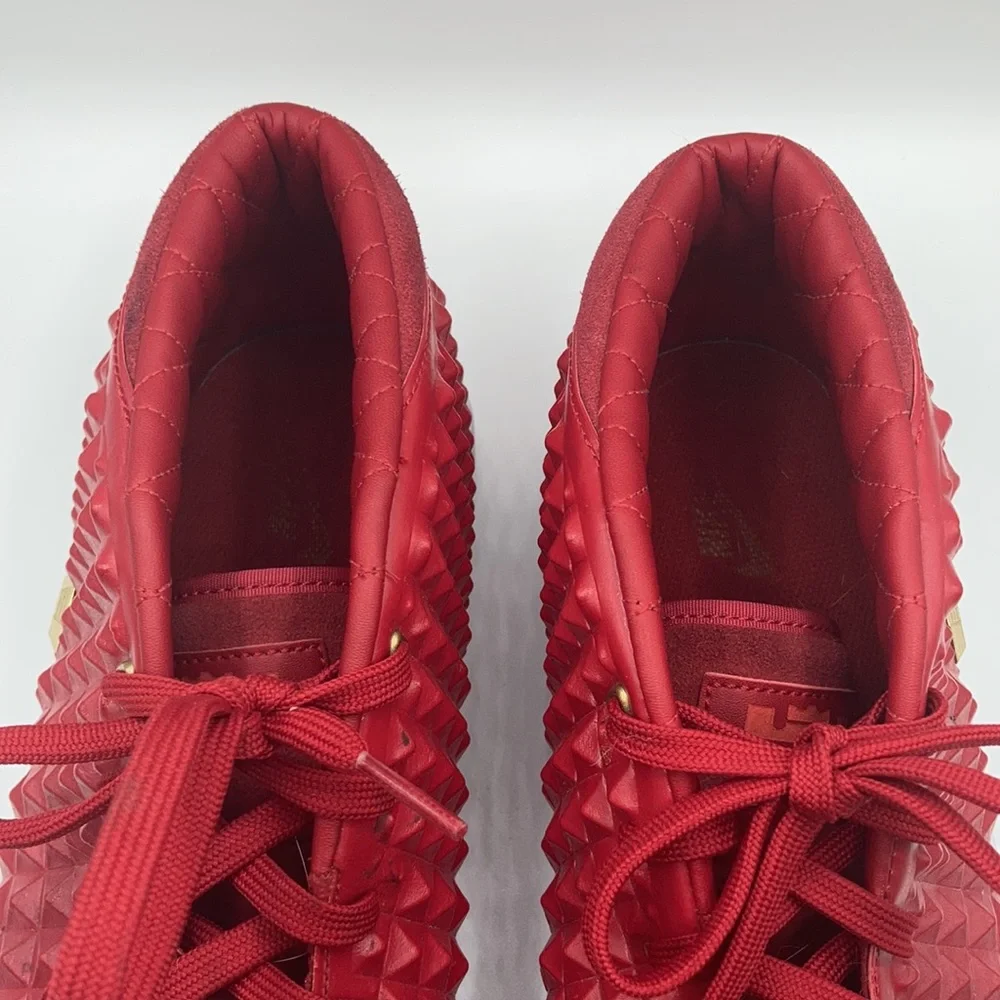 Nike Lebron XIII Lifestyle Mid Top Sneakers Shoes Gym Red Gold Men's Siz… - Picture 8 of 17